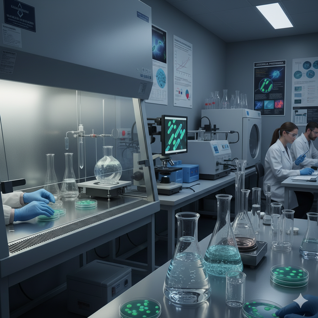 Laboratorio de análisis de Legionella en Zaragoza